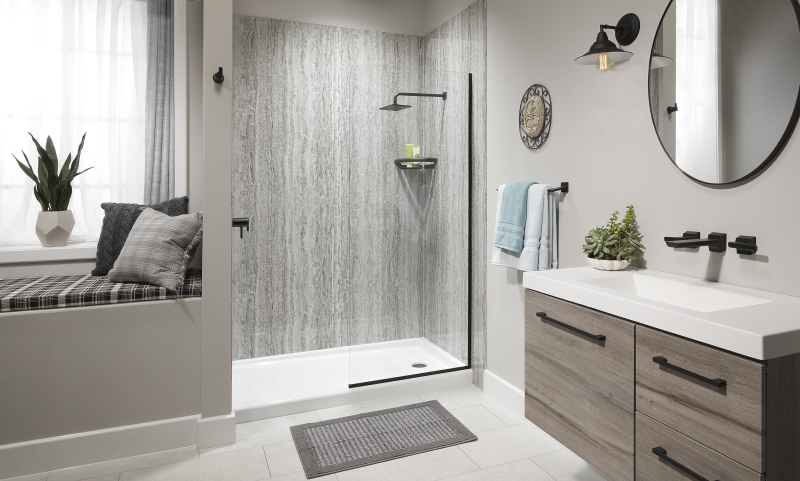 High-Tech Polymer Bathroom